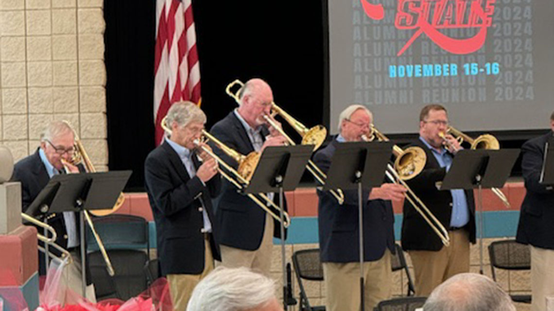 Marching Southerners at the reunion