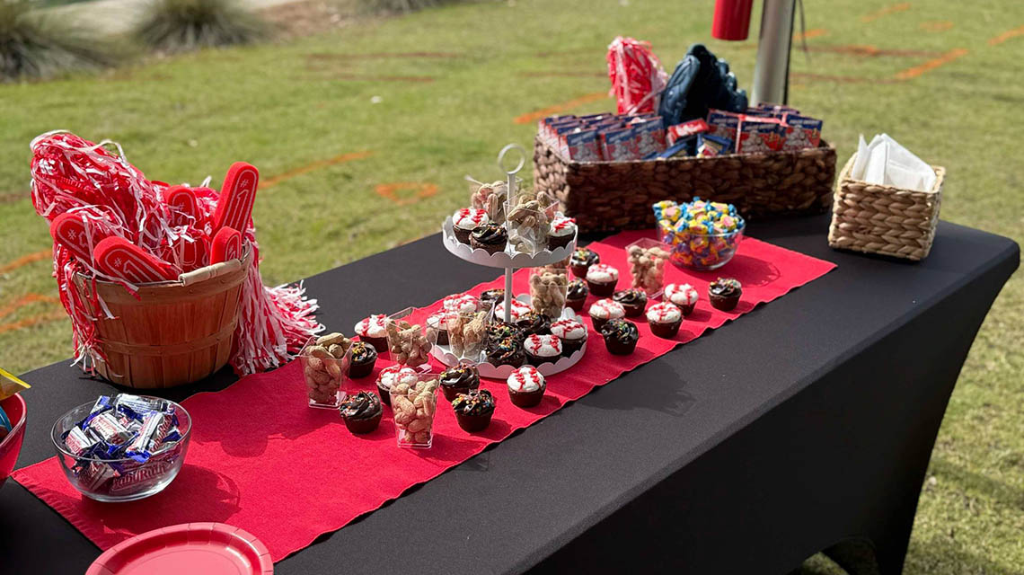 Desserts at the tailgate
