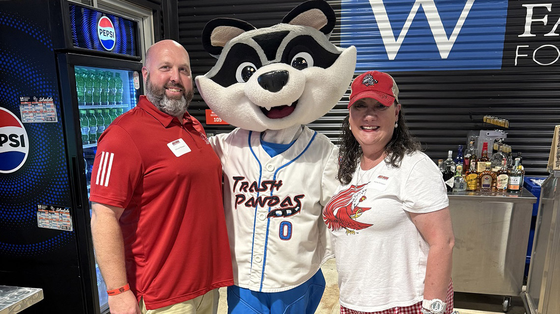 Gamecocks at the Trash Pandas game