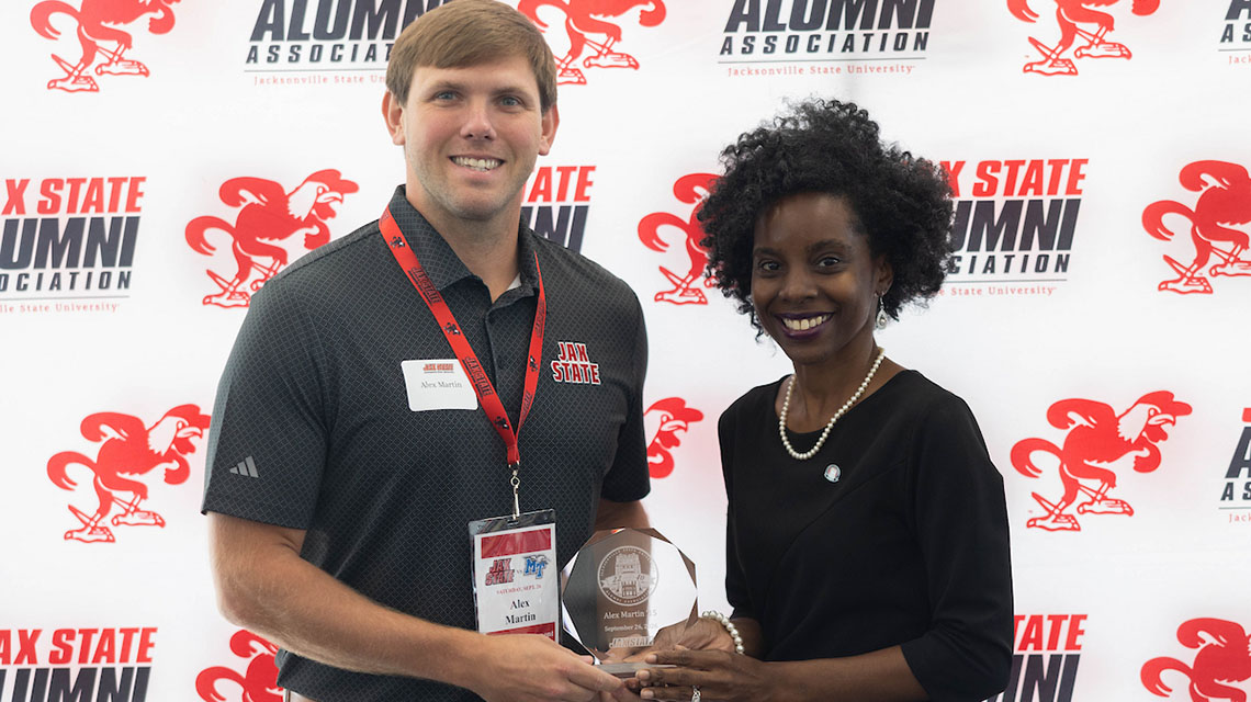 Jacksonville State University recognized its inaugural class of 22 Under 40 Young Alumni