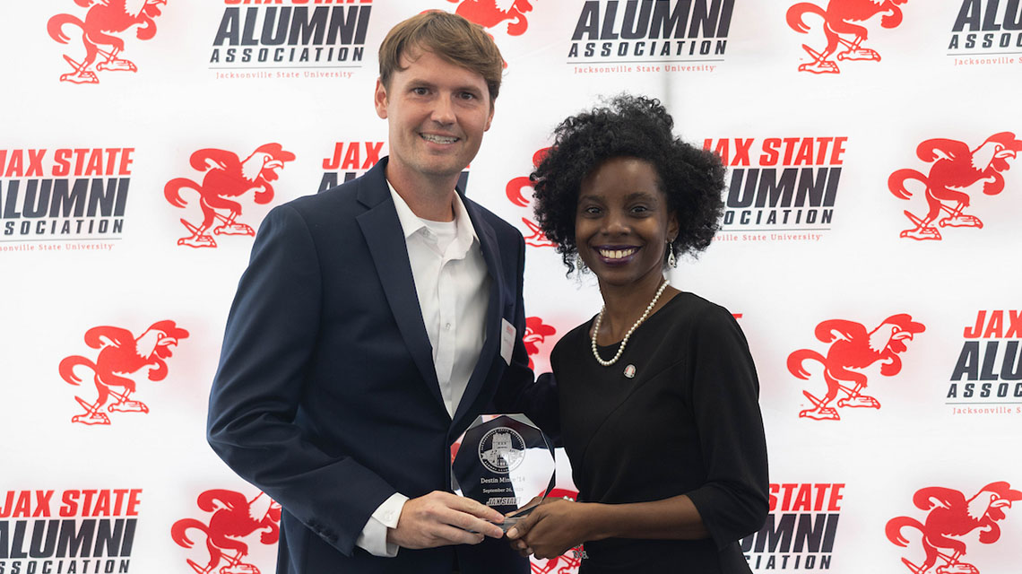 Jacksonville State University recognized its inaugural class of 22 Under 40 Young Alumni