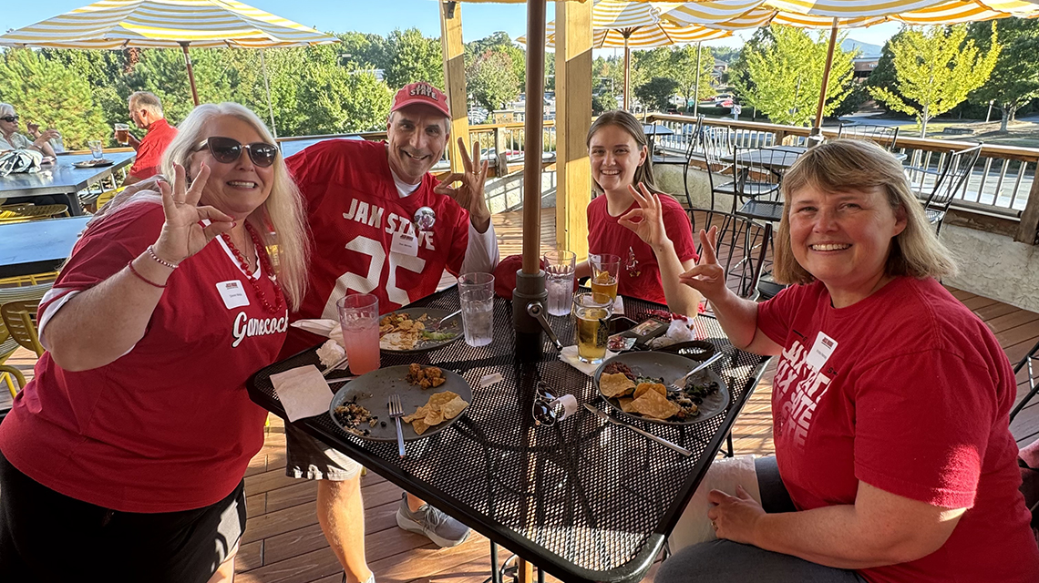 Alumni and Friends at the Gamecock Gathering before the Kennesaw State game
