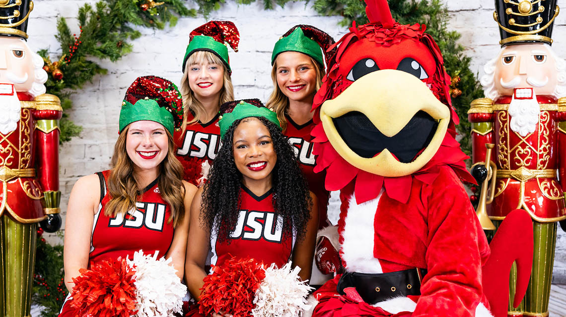 Dozens of children, families, and even pups joined us for the very first Cocky Claus event on Sunday, November 14, 2024. We had hot chocolate, cookies and fun while supporting Jax State Cheerleaders!