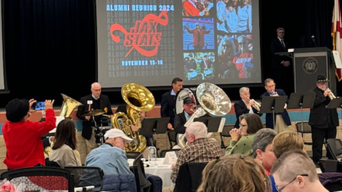 Marching Southerners at the reunion