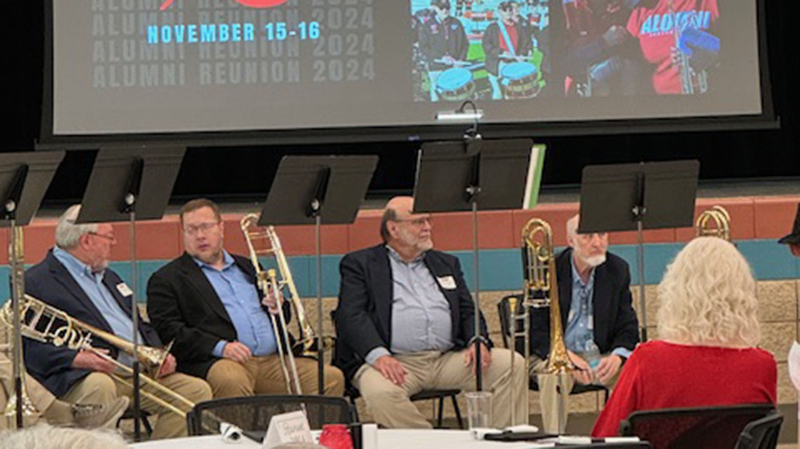 Marching Southerners at the reunion