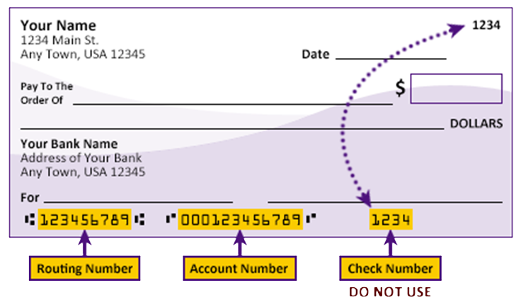 example of check