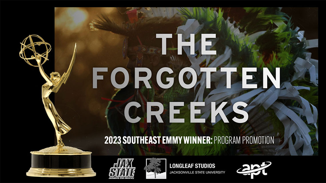 Splash promotional image of The Forgotten Creeks, an Emmy Award winning documentary by Longleaf Studios
