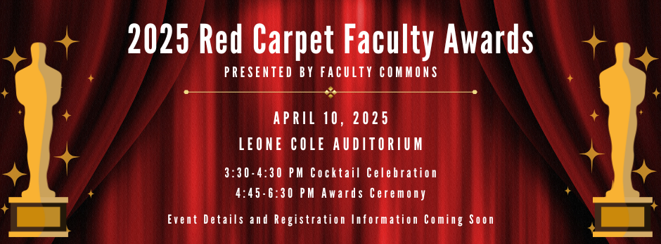 Faculty Awards coming soon!