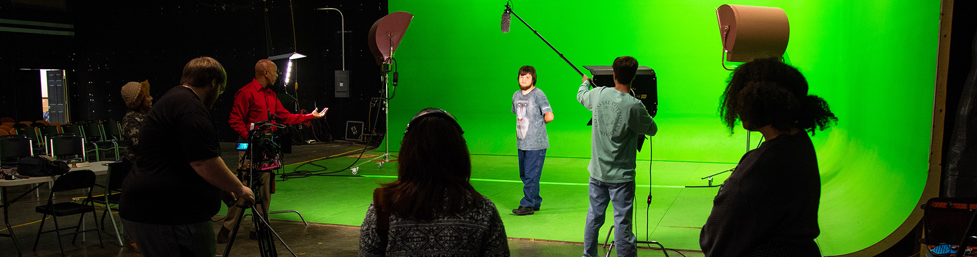 Green screen filming at longleaf studios