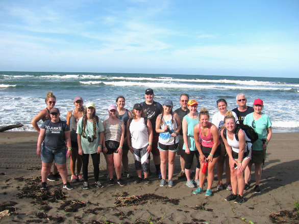 Group Photo of Jacksonville State and Clarke University Travelers!