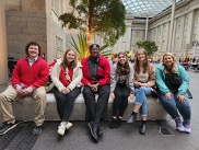 JSU Students in the Comiyard of the National Portrait Gallery 