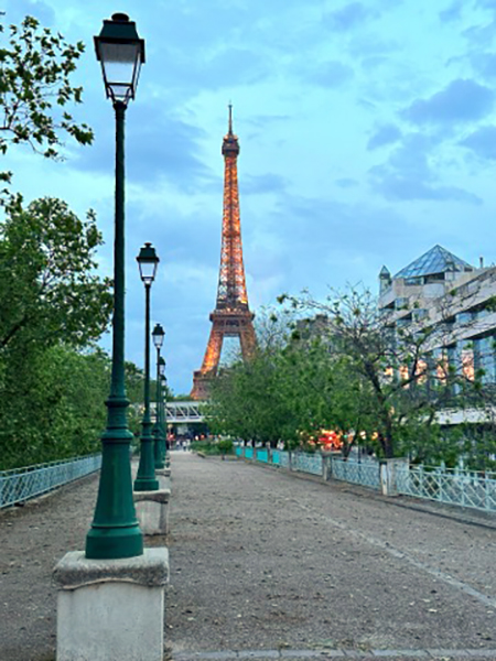 Eiffel Tower at Dusk