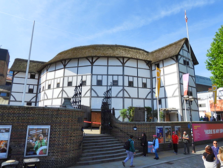 JSU students visited the famous Globe Theater, London.