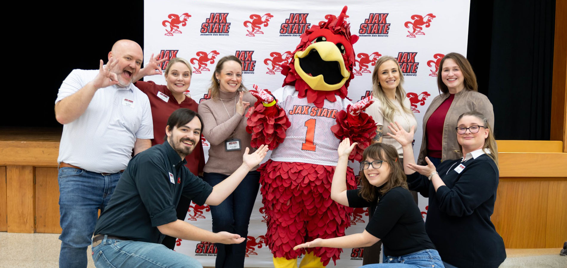 Smiling JSU employees