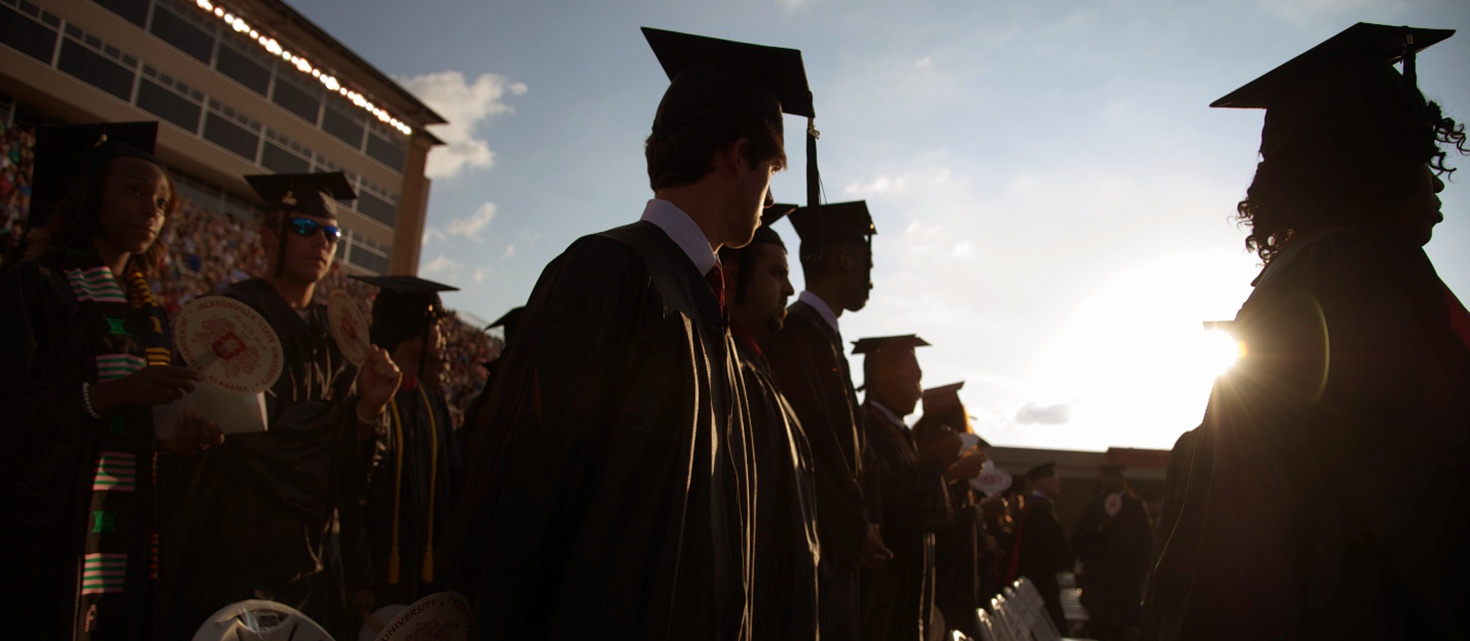 Students at Graduation