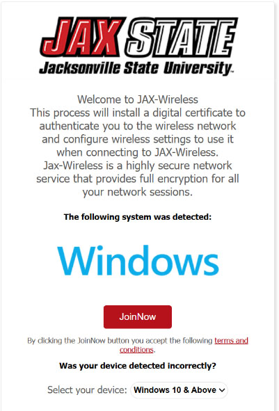 Step 3 - Click Join Now