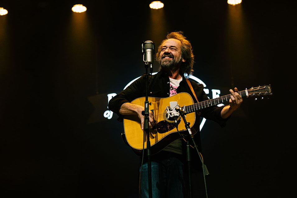 Dan Tyminski performing on stage