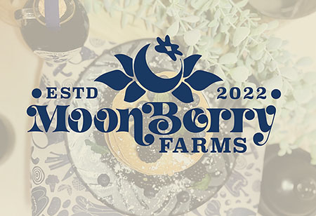 Caycie Trotter's Prize winning MoonBerry Logo