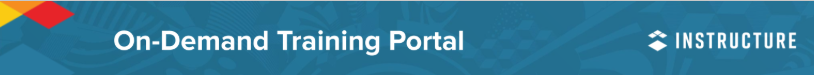 canvas on demand training portal