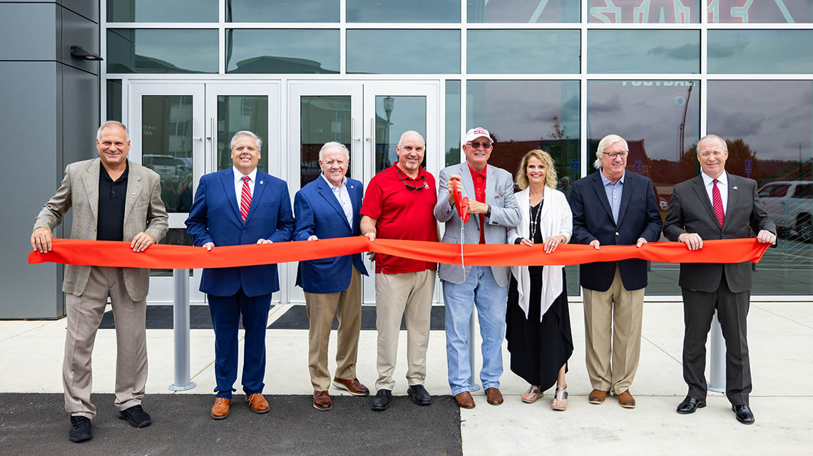 Loring and Debbie White Football Complex Ribbon Cutting