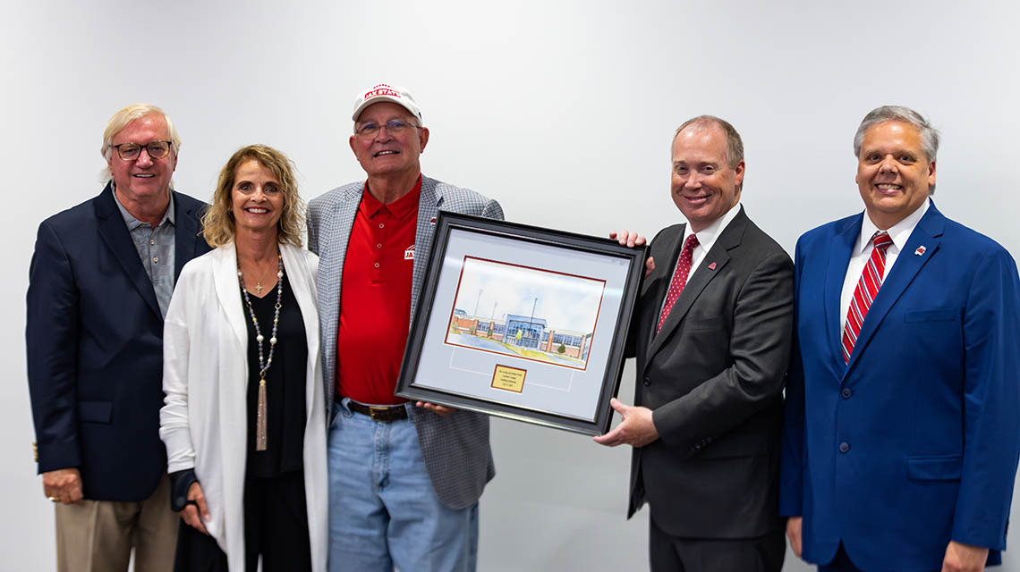 Loring and Debbie White Football Complex Ribbon Cutting