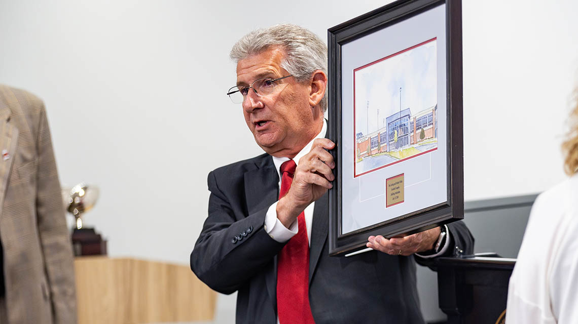 Loring and Debbie White Football Complex Ribbon Cutting