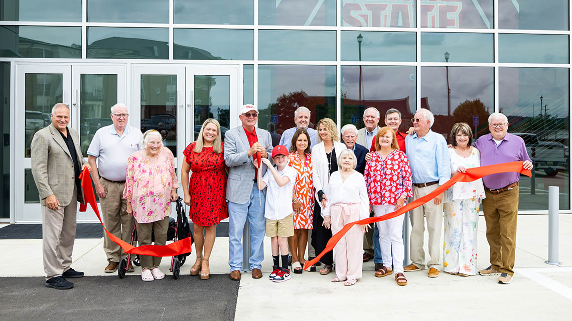 Loring and Debbie White Football Complex Ribbon Cutting