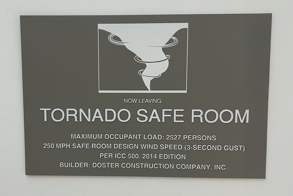 Storm Shelter Signage