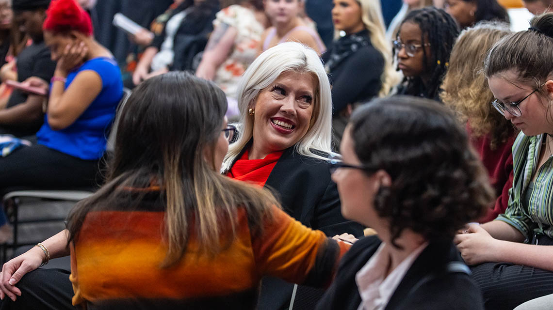 Guests awaiting Welcoming Remarks