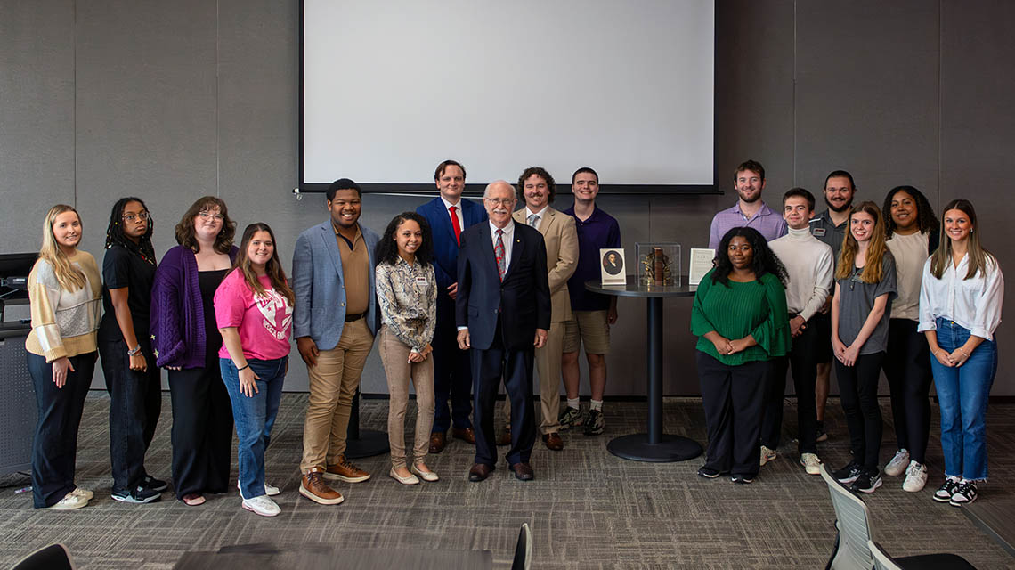 JSU Students with Chief Justice Tom Parker