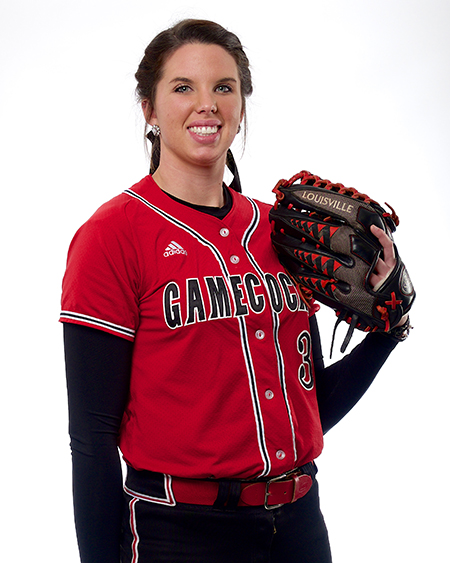 Taylor West in official JSU softball portrait