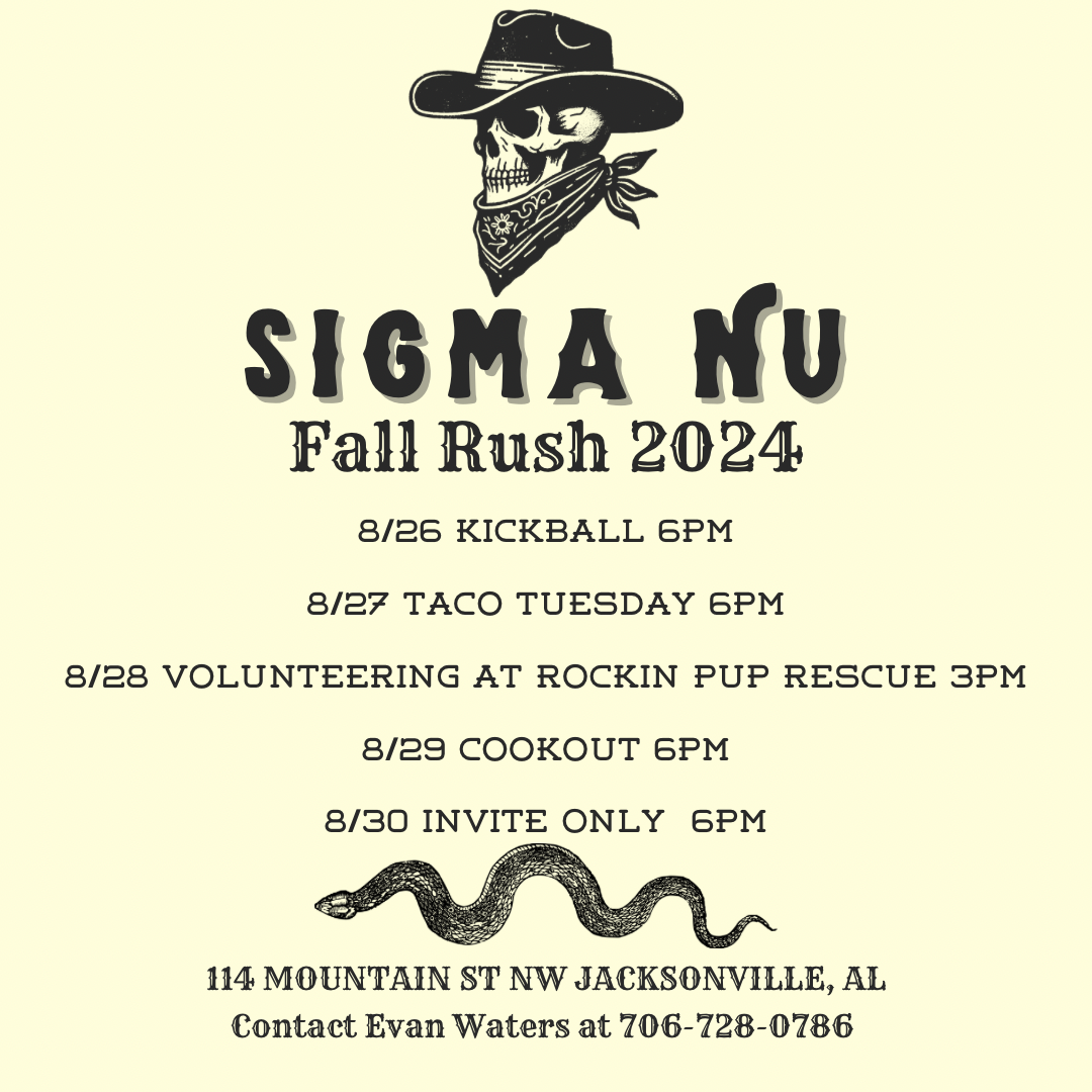 Sigma Nu Flyer