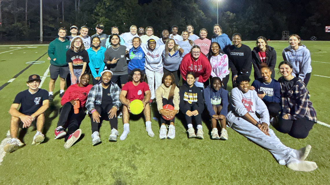 Freshman Forum Hanging out after a game