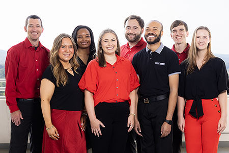 The JSU Admissions Counselors in Merrill Hall